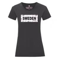 Robin Ruth T-shirt Women, "Sweden", Black