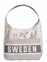Robin Ruth City Bag Small Premium, Sweden, Grey/White - 32x26 cm