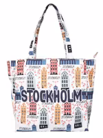 Robin Ruth Classic Canvas Bag Small, Stockholm, Multicolor - 25x25 cm