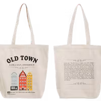 Robin Ruth Natural Tote Bag, Old Town, White - 36x37 cm