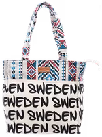 Robin Ruth Classic Small Canvas Bag, Graffiti, Multicolor - 25x25 cm