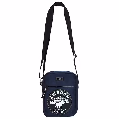 Robin Ruth Urban Messenger Bag, Elch, Marineblau - 19x15 cm
