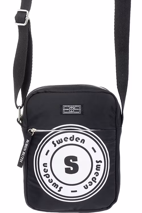 Robin Ruth Urban Messenger Bag, Schweden, Schwarz - 19x15 cm