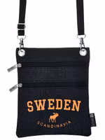 Robin Ruth Denim Neck Bag, Sweden, Dark Grey - 17x21 cm