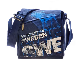 Robin Ruth Messenger Bag, Sweden, Blue - 25x25 cm