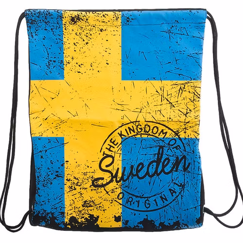 Robin Ruth Baggie Bag, Schwedische Flagge, Blau/Gelb - 34x43 cm