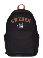 Robin Ruth Backpack Classic, Sweden, Black - 46x33 cm