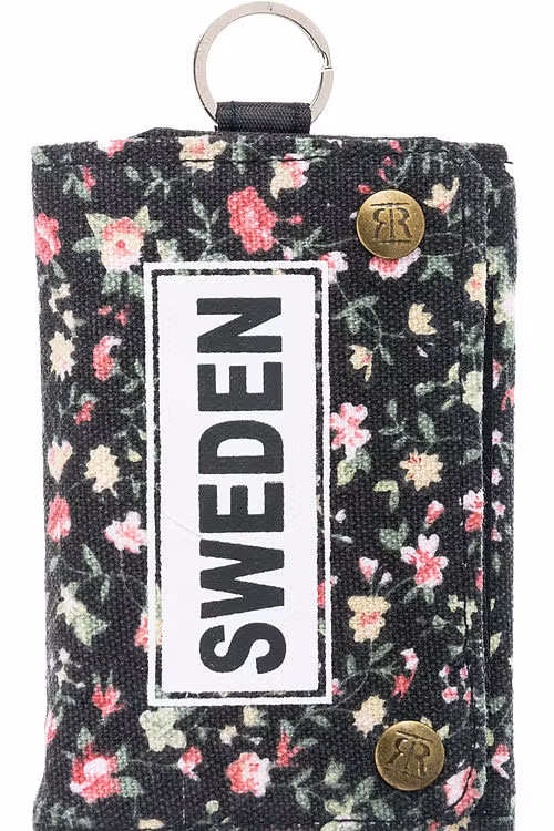 Robin Ruth Canvas-Geldbörse, Blumen – 24 x 12