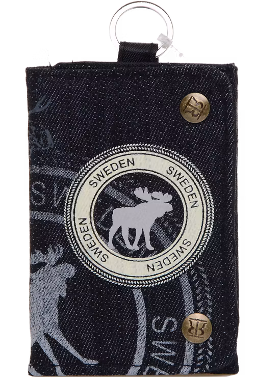 Robin Ruth Canvas-Geldbörse, Blau – 24 x 12