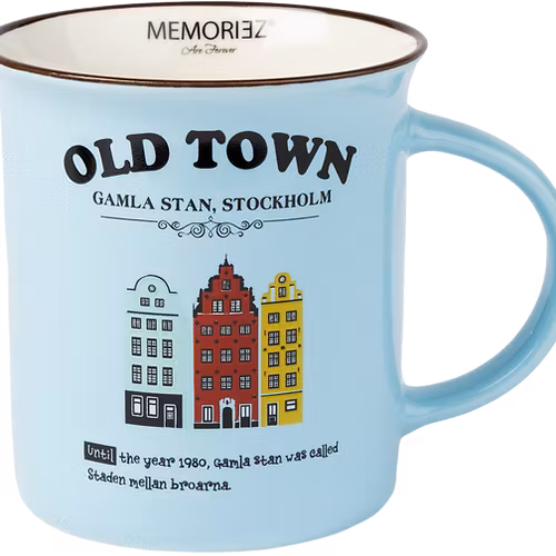 Robin Ruth Old Town Story Tasse Groß, Blau - 8,5x9,3cm