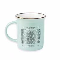 Robin Ruth Old Town Story Mug Large, Teal - 8,5x9,3cm