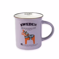 Robin Ruth Dala Horse Story Mug Large, Black - 8,5x9,3cm
