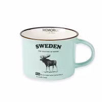 Robin Ruth Moose Story Mug Small, Teal - 9,5x10 cm