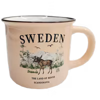 Robin Ruth Nature Mug, Pink - 9,5x10 cm