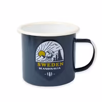 Robin Ruth Sweden Sunset Tin Mug, Dark Blue - 9,5x10 cm