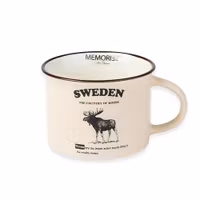 Robin Ruth Moose Story Mug Small, Pink - 9,5x10 cm