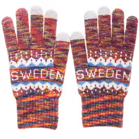 Robin Ruth Touch Screen Winter Gloves, Sweden , Multicolor - One Size Fits All