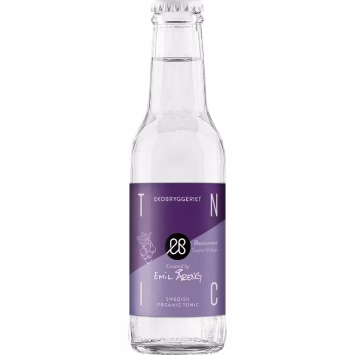 Ekobryggeriet Tonic, Cassis par Emil Åreng - 20 cl