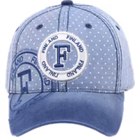 Robin Ruth Classic Cap Stamp - Finland, Blue