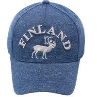 Robin Ruth Cap Active Wear - Finland Reindeer, Blue