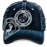 Robin Ruth Washed Denim Cap - Finland, Blue