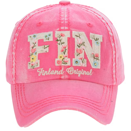 Robin Ruth Floral Cap - Finland, Pink