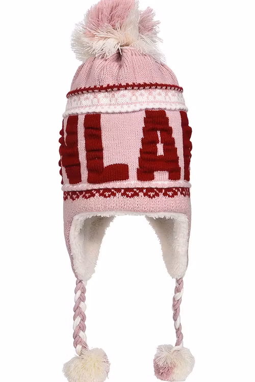 Robin Ruth Classic Bon Bon Wintermütze – Finnland, Pink/Rot