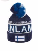 Robin Ruth Winter Hat Kids - Finland, Blue/White