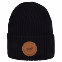 Robin Ruth Stamp Winter Hat - Finland, Black