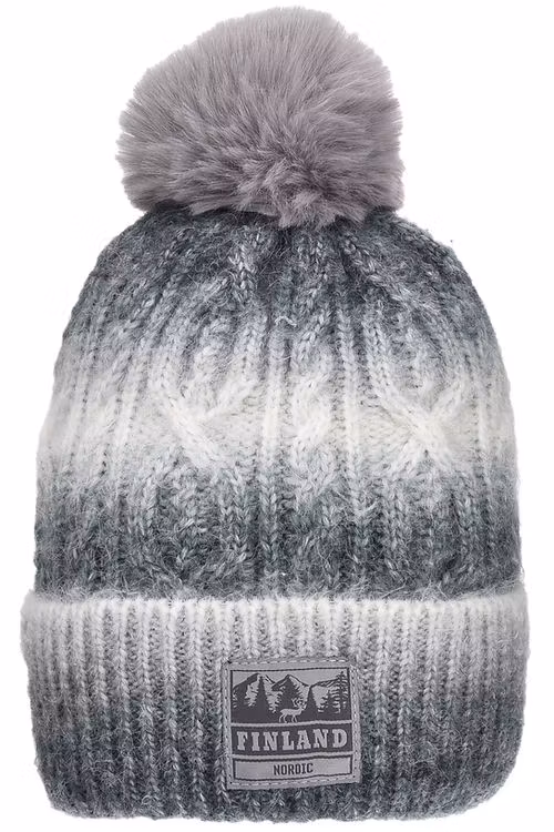 Robin Ruth Winter Hat Beanie Gradient -  Finland, Grey