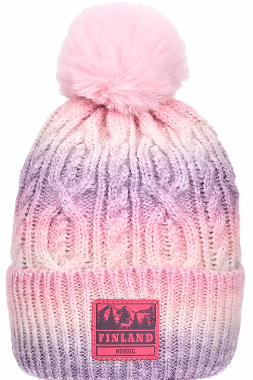 Robin Ruth Winter Hat Beanie Gradient -  Finland, Pink