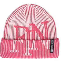 Robin Ruth Winter Hat Beanie -  Finland, Pink/White