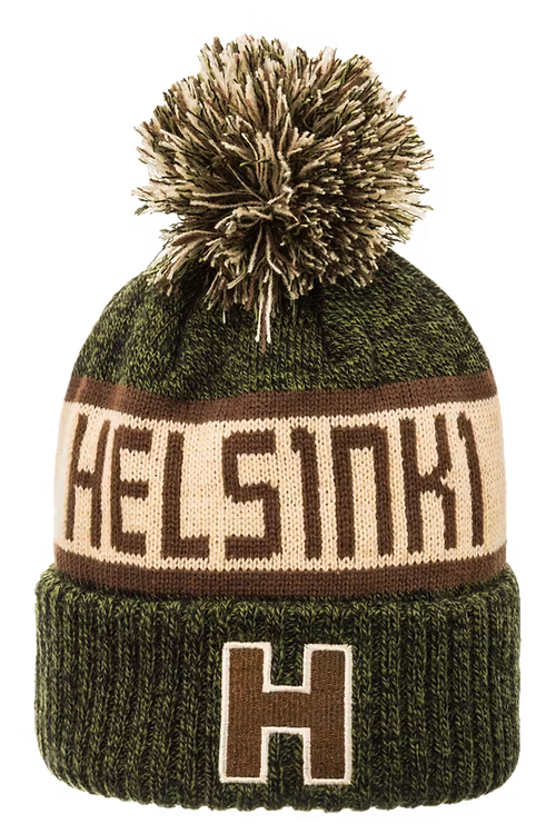 Robin Ruth Stickerei Wintermütze Beanie - Helsinki, Grün