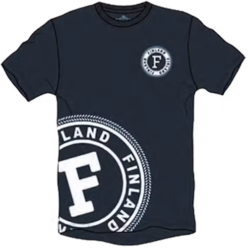 Robin Ruth T-shirt Unisex, Finland F, Black