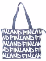 Robin Ruth Canvas Bag, Finland, Blue Graffiti