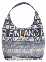 Robin Ruth City Bag, Finland, Blue/White