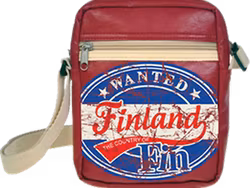 Robin Ruth Leatherette Bag, Finland, Red