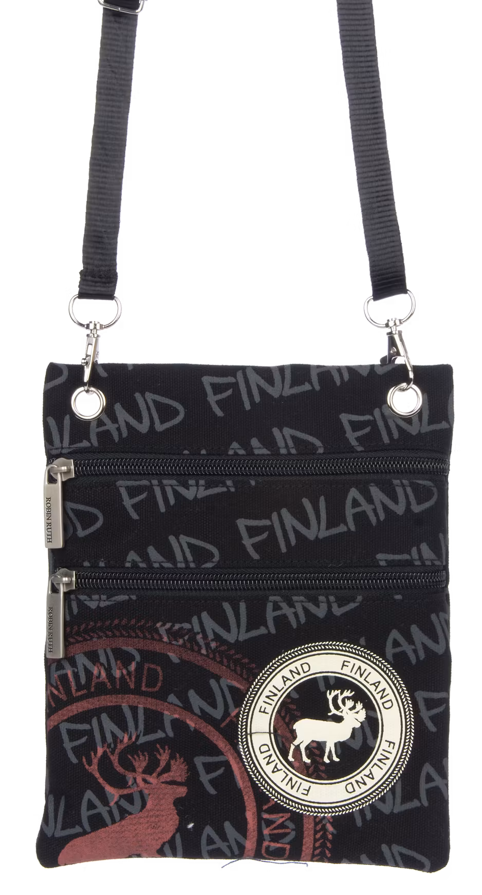 Robin Ruth Reisepasstasche, Finnland, Graffiti Schwarz