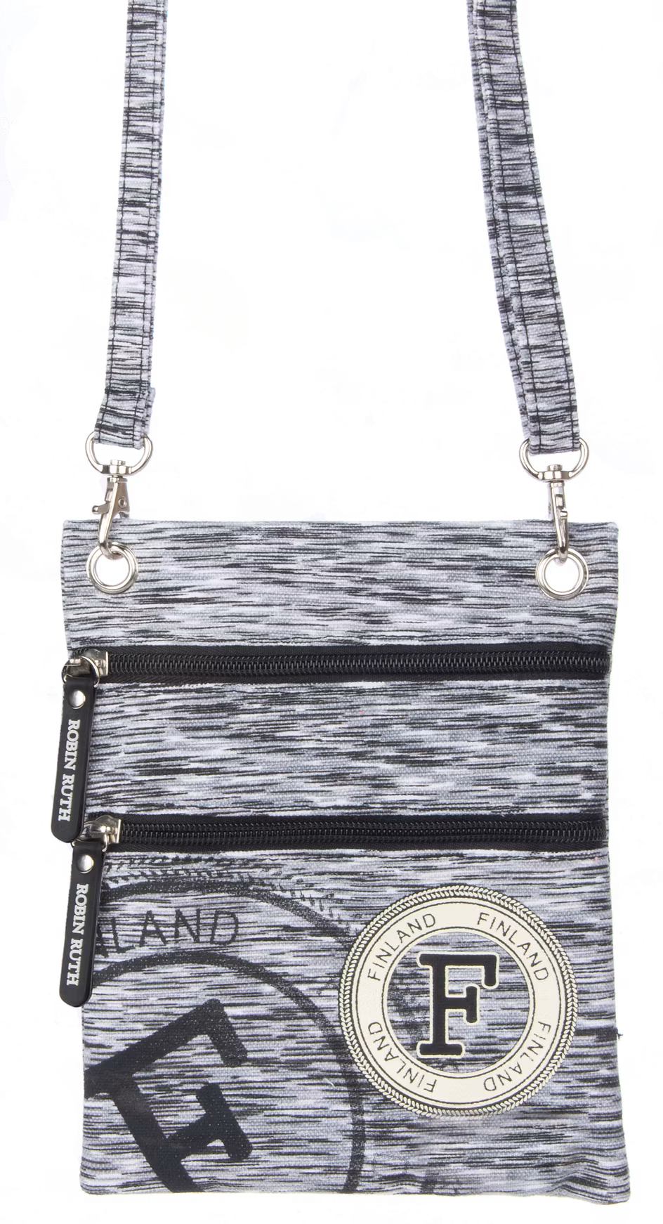 Robin Ruth Passport Bag, Finland, Grey