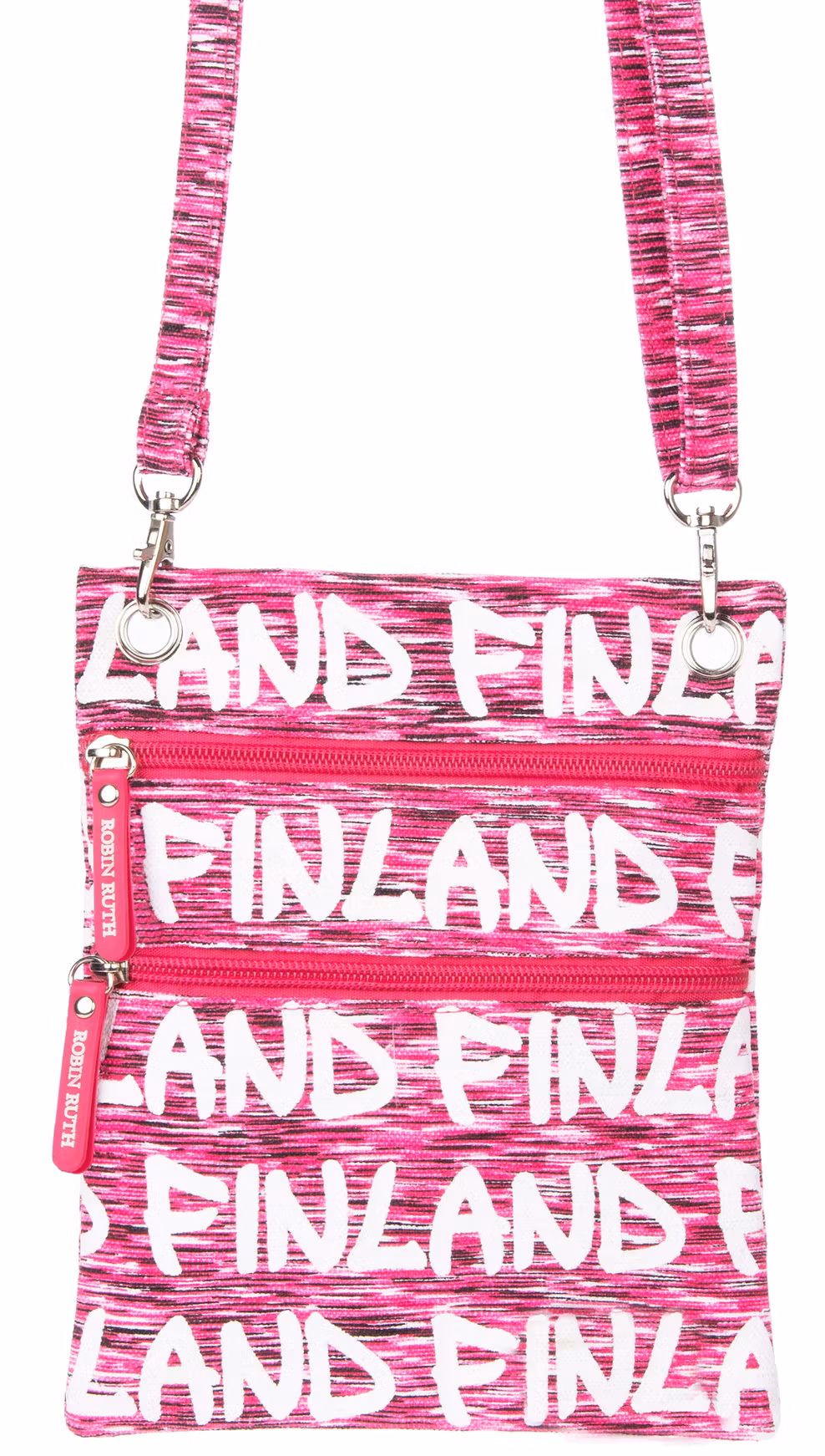 Robin Ruth Passport Bag, Finland, Graffiti Pink