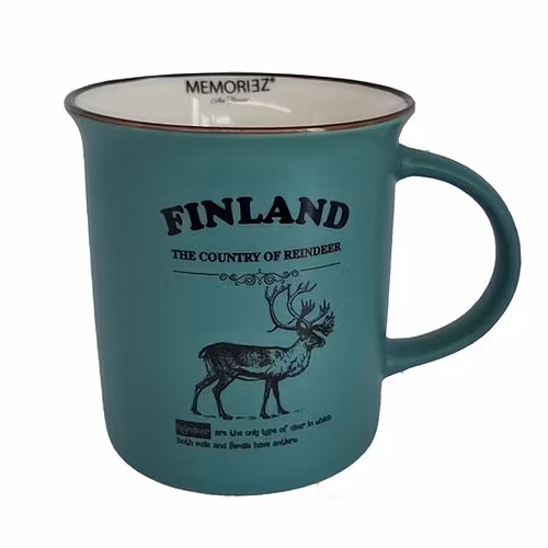 Robin Ruth Story Tasse Finnland Rentier groß, grün