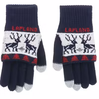 Robin Ruth Classic Gloves Lapland Reindeer, Blue/White/Red