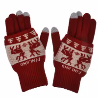 Robin Ruth Reindeer Gloves Finland, Red/White