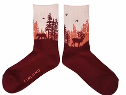 Robin Ruth Socks Men, Red Wildlife Multicolor - Size 36-42