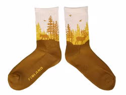 Robin Ruth Socks Men, Yellow Wildlife Multicolor - Size 36-42