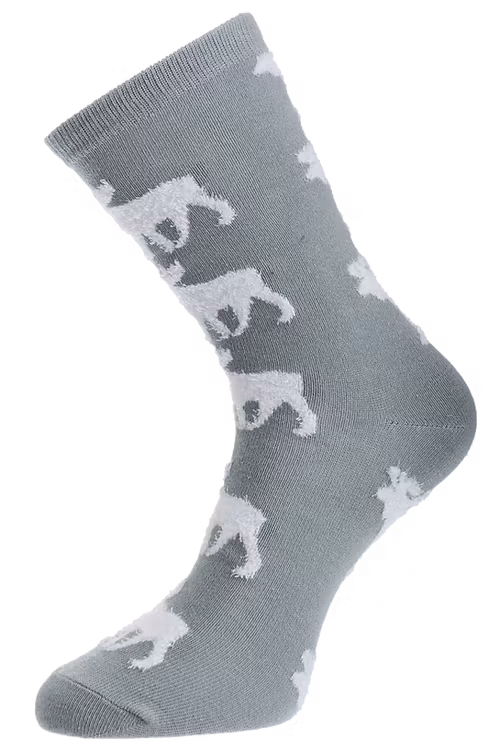 Robin Ruth Socken Damen, Finnland Elchgrau/Weiß - Größe 36-42