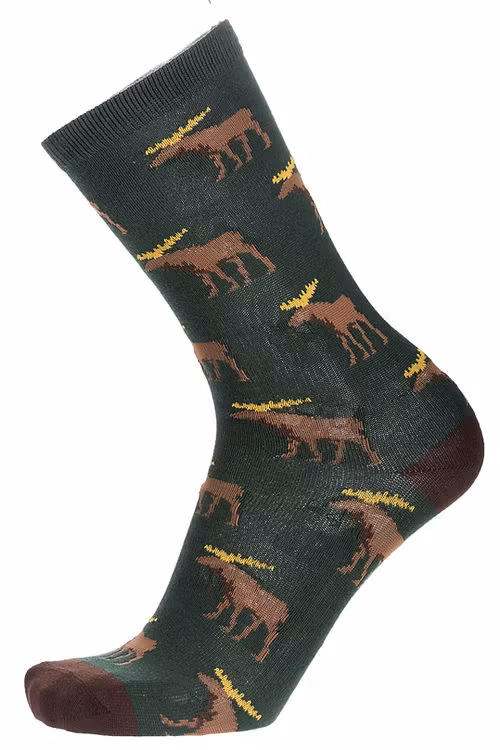 Robin Ruth Socken Herren, Wildlife Schwarz Multicolor - Größe 40-45