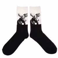 Robin Ruth Socks Men, Finland Tuxedo Moose Black/White - Size 40-45