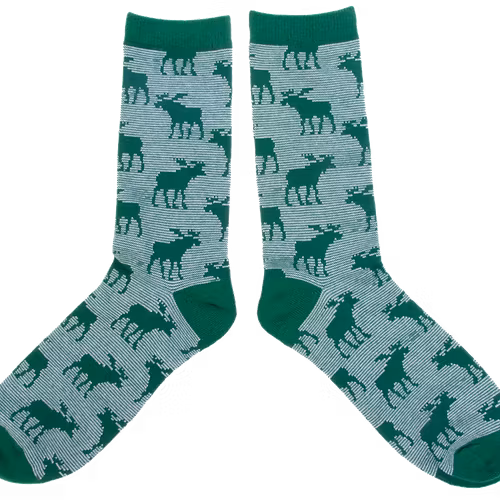 Robin Ruth Socken Herren, Finnland Moose Green - Größe 40-45