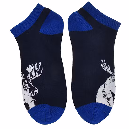 Robin Ruth Söckchen Herren, Finland Tuxedo Moose Schwarz/Blau/Weiß - Größe 40-45